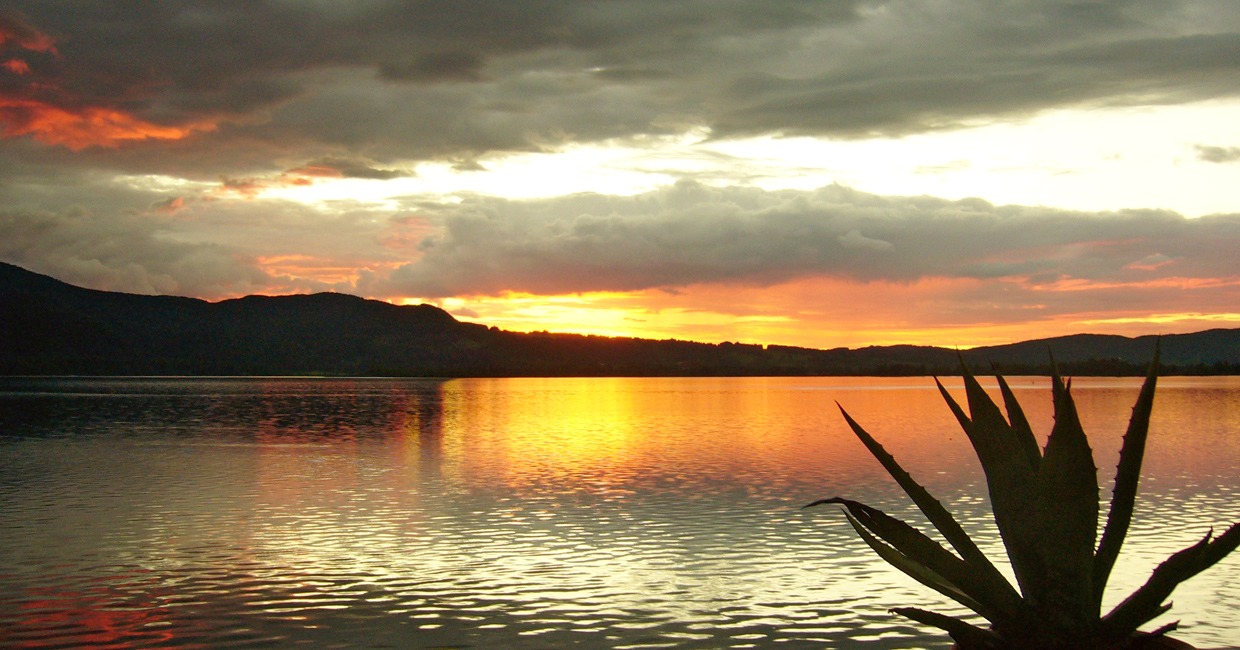 Panorama Sonnenuntergang