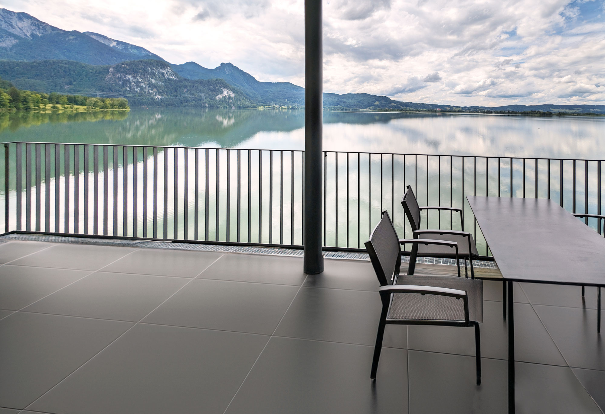 Seehaus Apartments, Balkon mit Seeblick